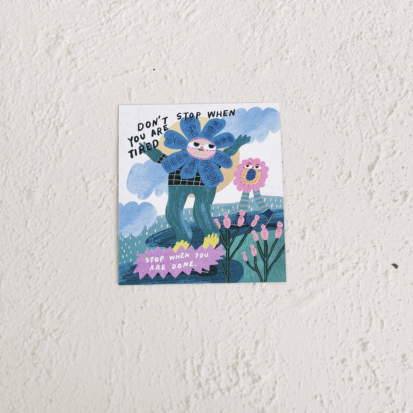 Tired Card