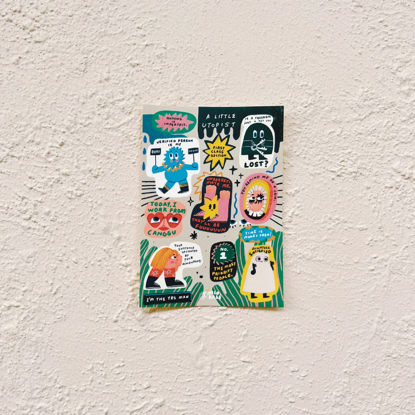 Halobale Sticker Sheet