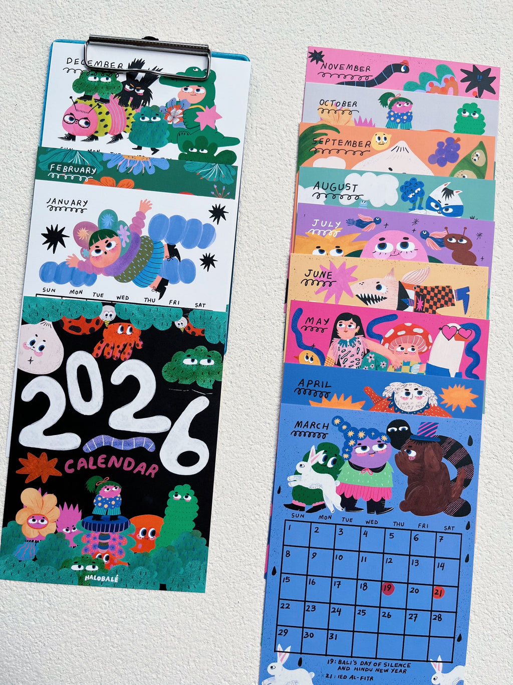 Halobale Calendar 2026