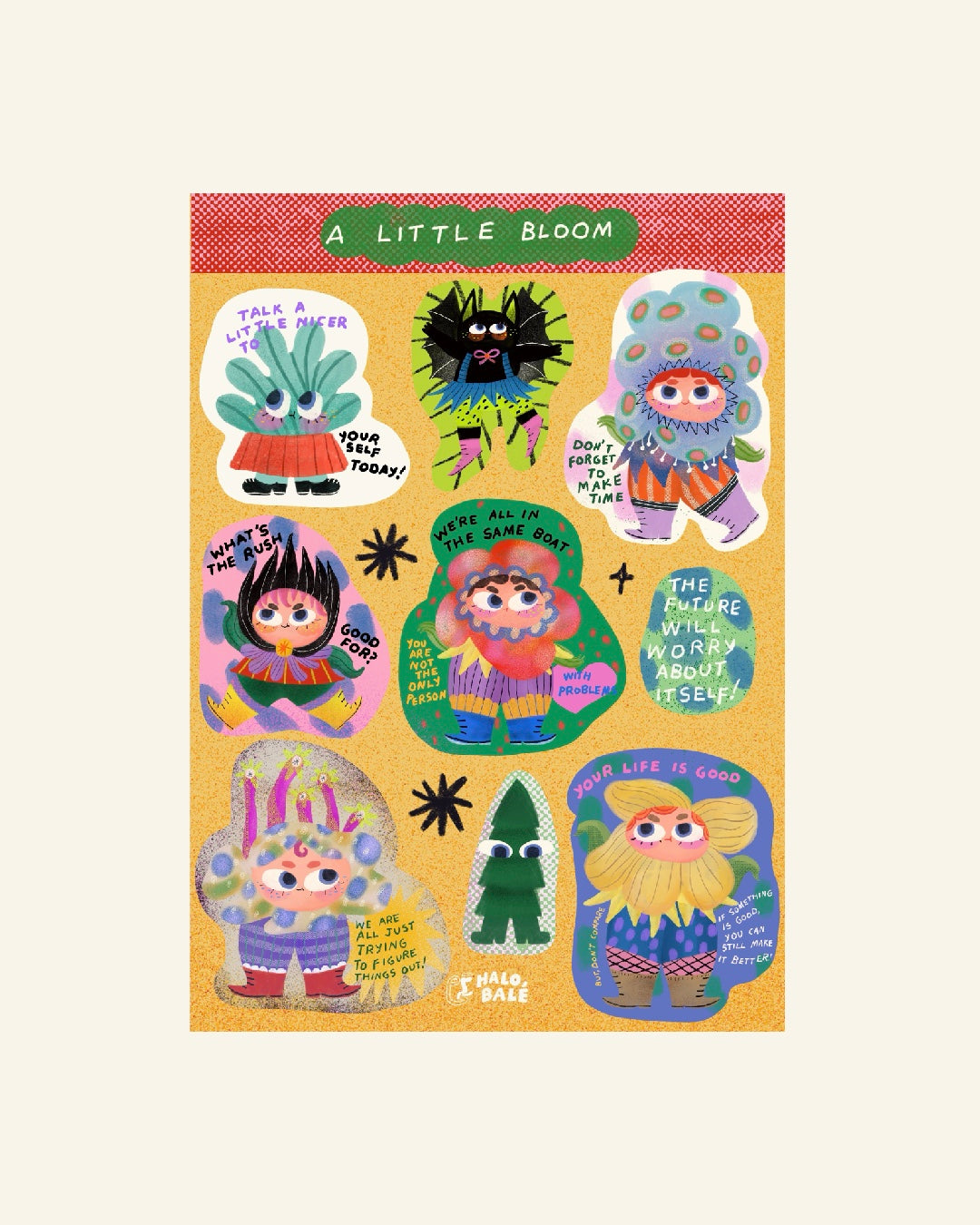 Halobale Sticker Sheet