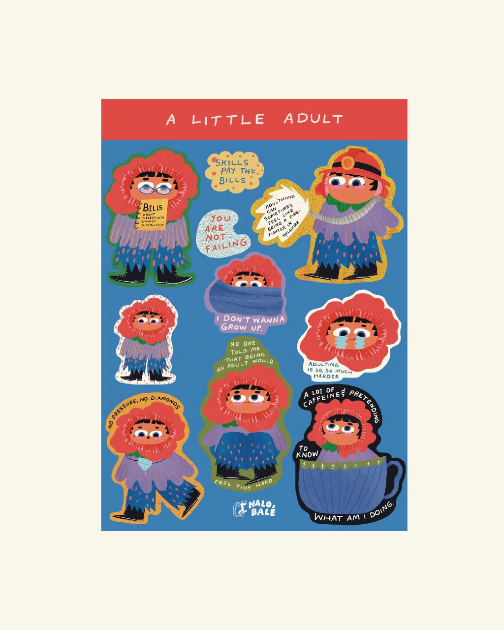 Halobale Sticker Sheet