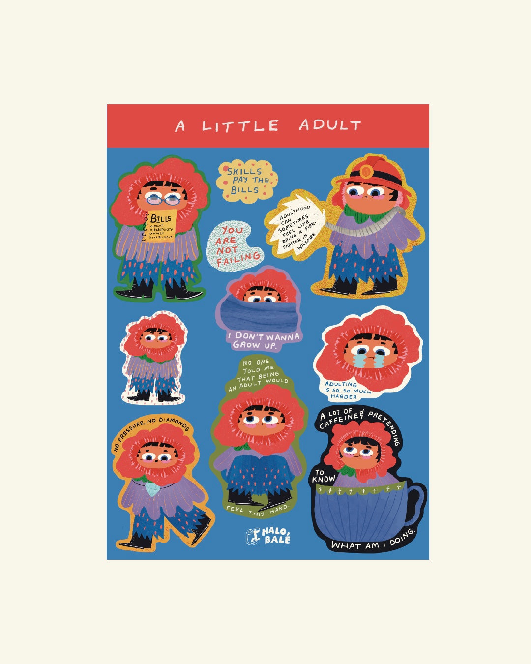 Halobale Sticker Sheet