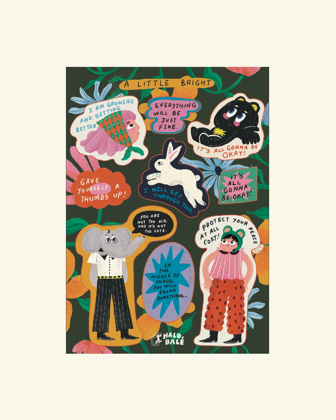 Halobale Sticker Sheet