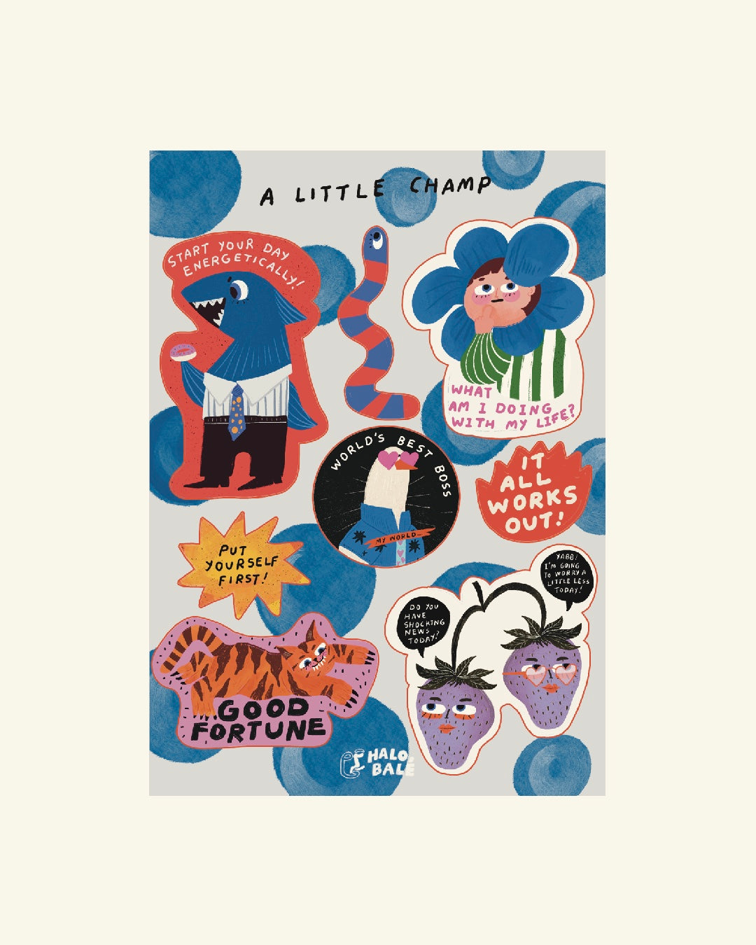 Halobale Sticker Sheet