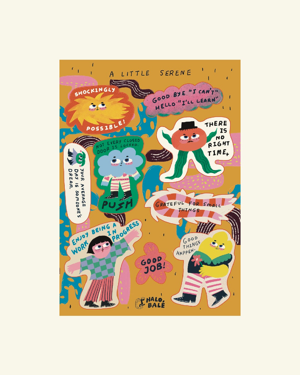 Halobale Sticker Sheet