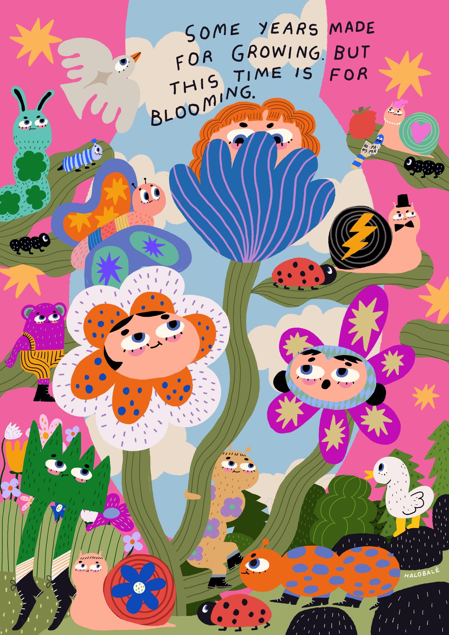 Blooming Poster