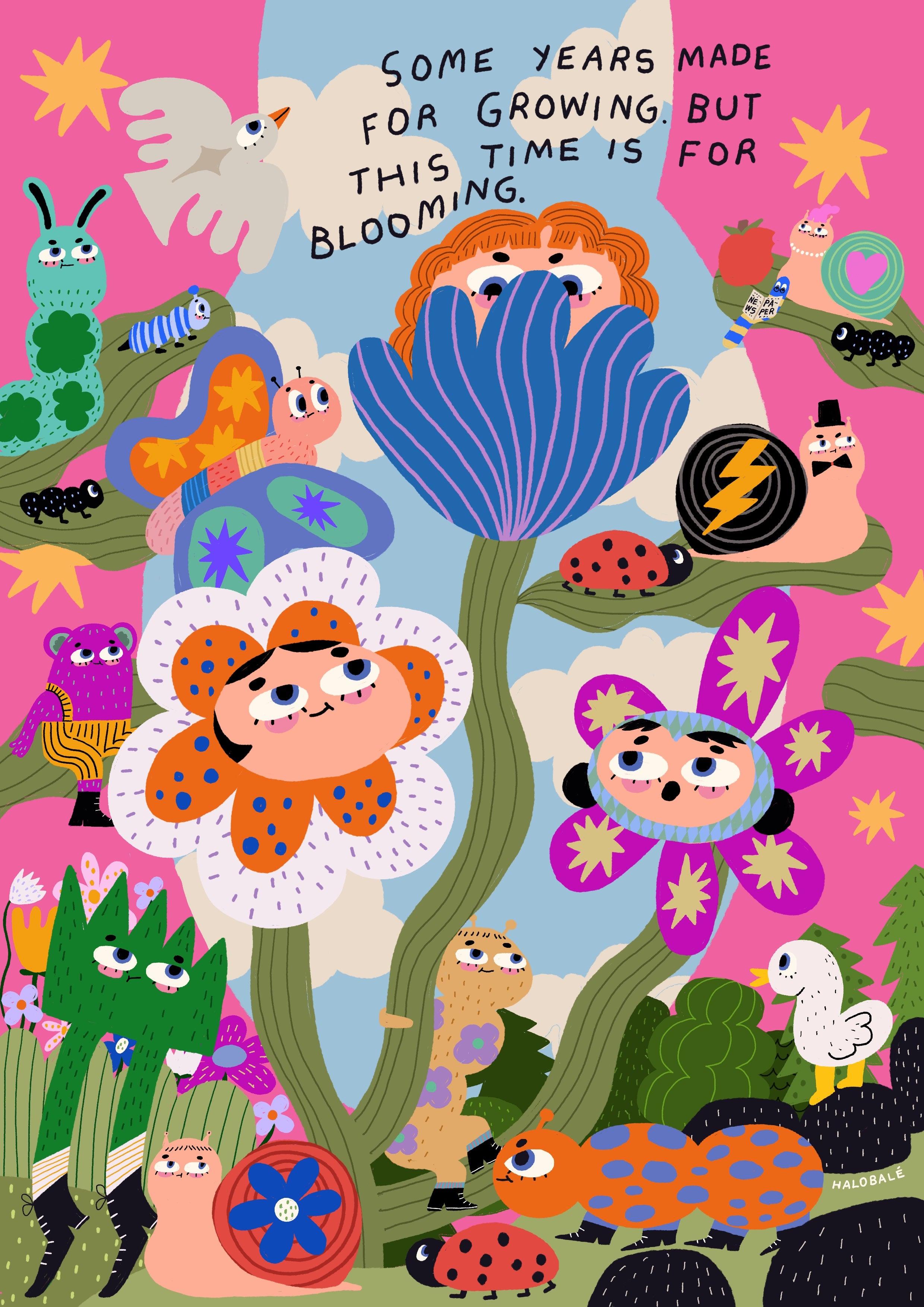 Blooming Poster