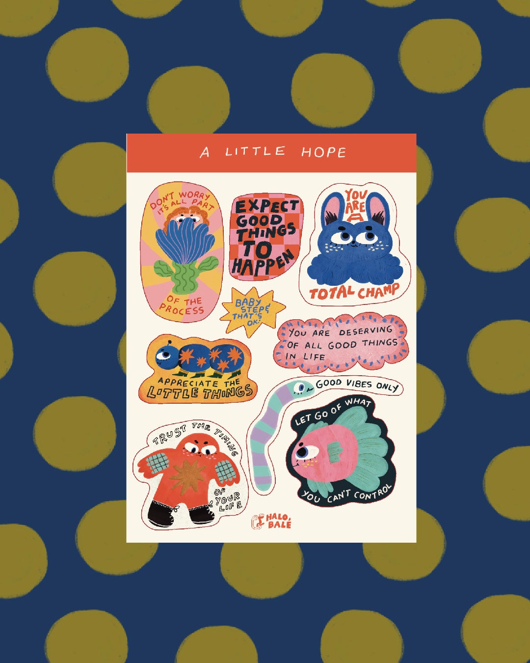 Halobale Sticker Sheet