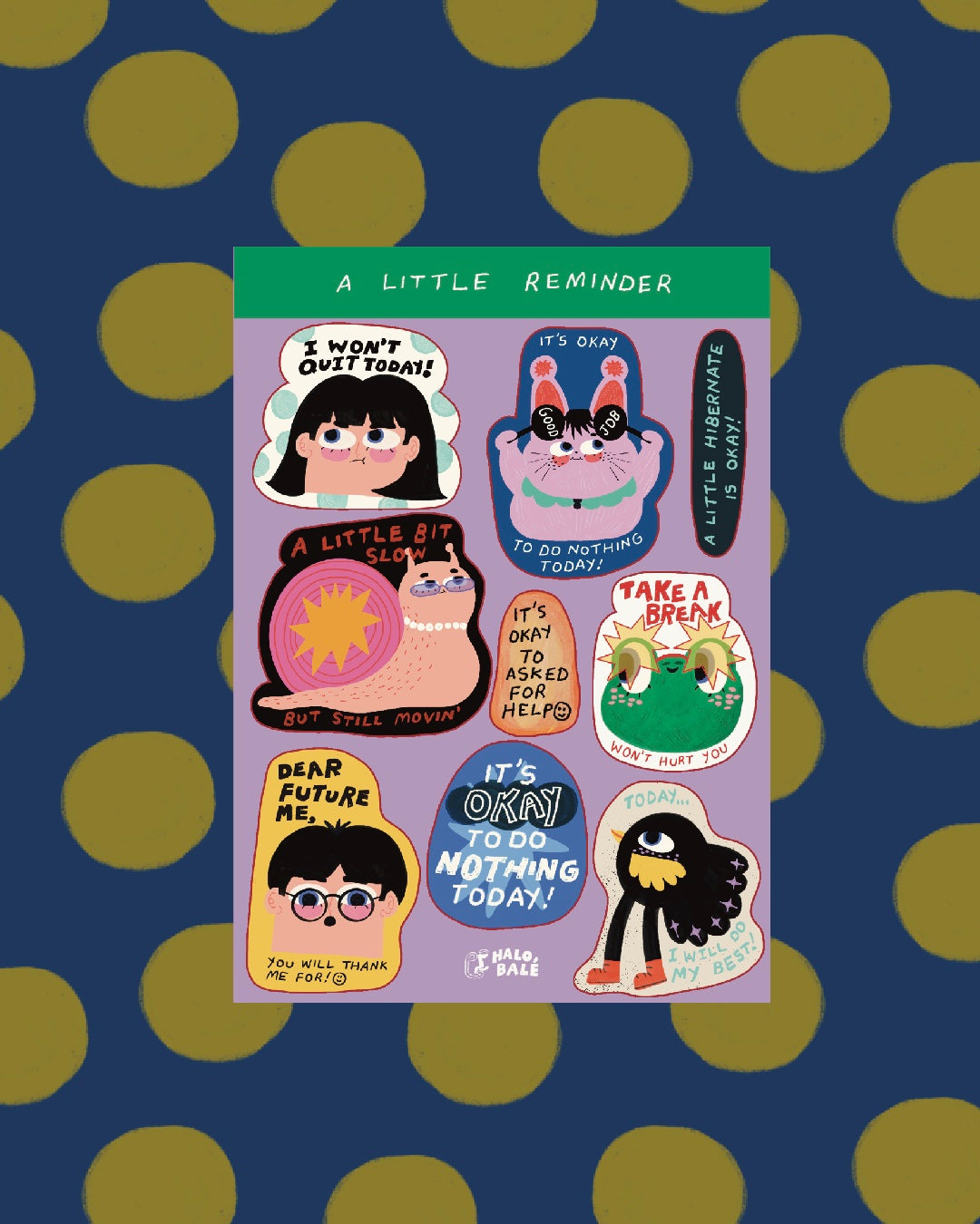 Halobale Sticker Sheet