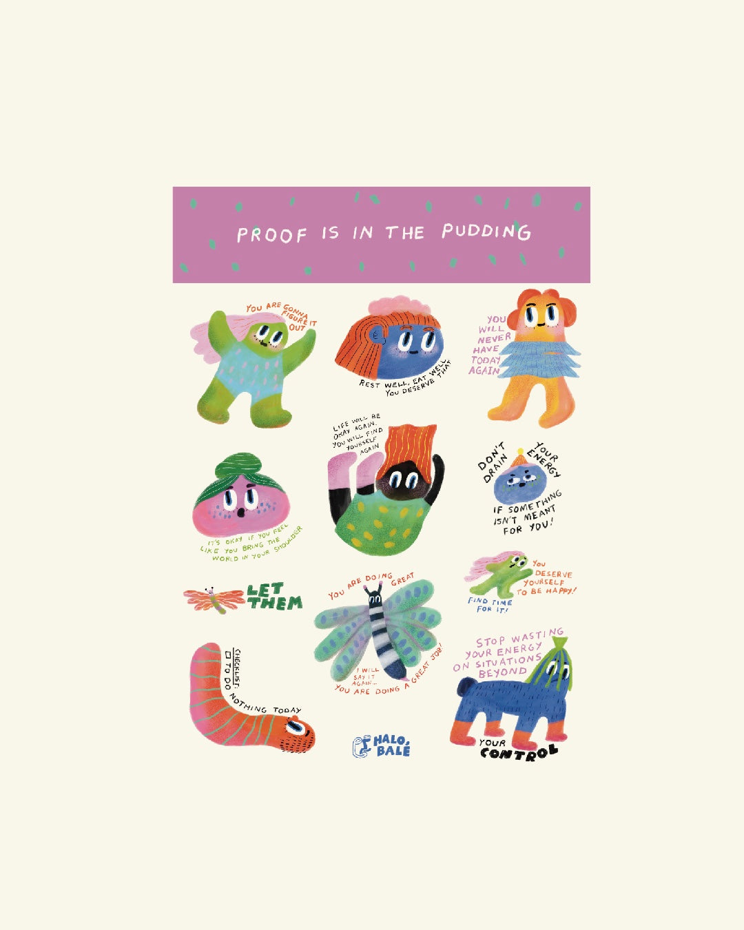 Halobale Sticker Sheet